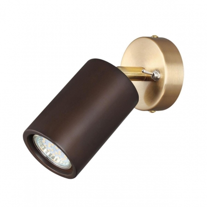 Светодиодный спот Odeon Light Minima Caucho 7062/1W на площадь до 3 кв.м., цвет коричневый