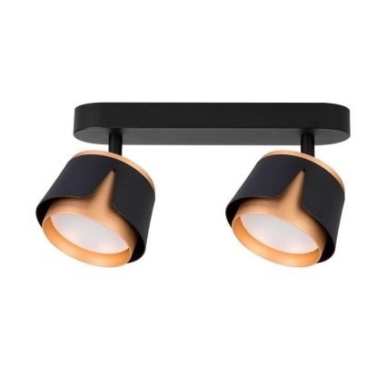 Спот Arte Lamp Amaks A8028PL-2BK, цвет черный,  в современном стиле