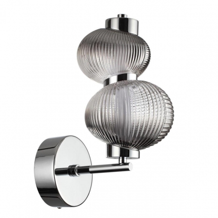 Бра Odeon Light L-Vision Bruco 5096/8WL на площадь до 4 кв.м., цвет серый,  в стиле модерн