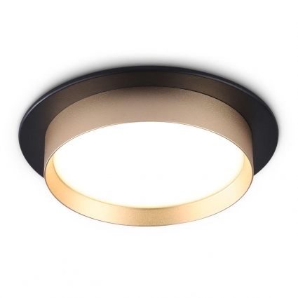 Встраиваемый светильник Ambrella Light Techno Spot GX53 Acrylic tech TN5228, цвет черный