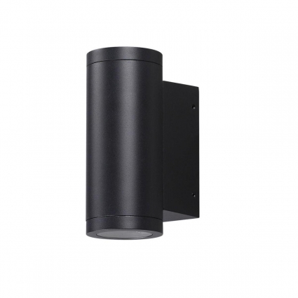 Уличный настенный светодиодный светильник Odeon Light Nature Long 7071/15WL на площадь до 5 кв.м., цвет черный