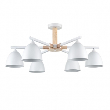 Потолочная люстра Lumion Moderni Colange 8095/6C на площадь до 18 кв.м., цвет белый