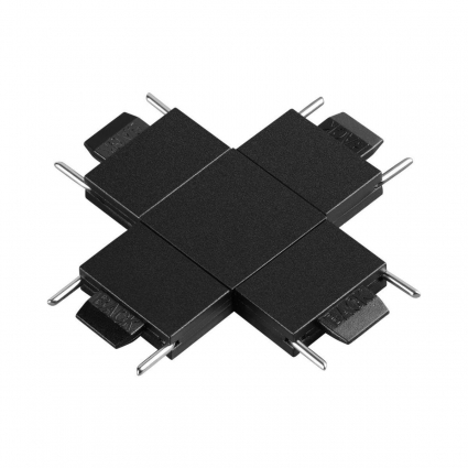 Коннектор X-образный Novotech Shino Easy 135270, цвет черный