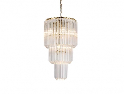 Подвесная люстра Newport Amanda 8910/C gold М0070475, цоколь E14,  в стиле арт-деко