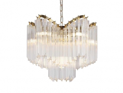 Подвесная люстра Newport Amanda 8906/C gold М0070329, цоколь G9,  в стиле арт-деко