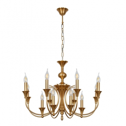 Подвесная люстра Arte Lamp COLLINETTA A4094LM-12PB в классическом стиле