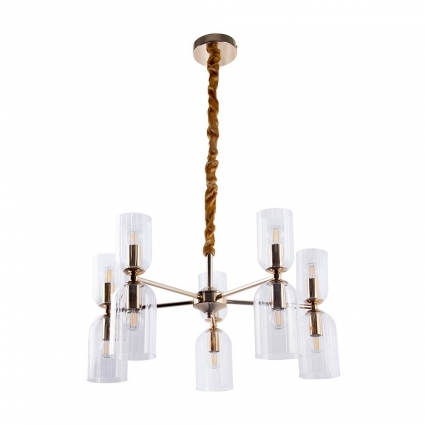 Подвесная люстра Arte Lamp CHARM A1623LM-10GO в современном стиле
