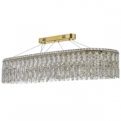 Подвесная светодиодная люстра Arti Lampadari Ovindoli L 1.5.100x35.100 G для гостиной, цоколь LED,  в стиле модерн