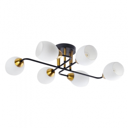Потолочная люстра Arte Lamp ANDREA A8141PL-6BK в современном стиле