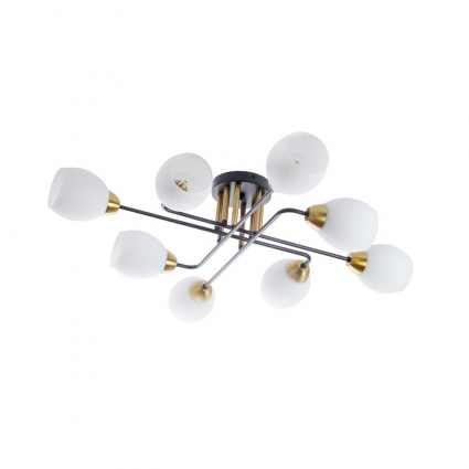 Потолочная люстра Arte Lamp ANDREA A8141PL-8BK в современном стиле