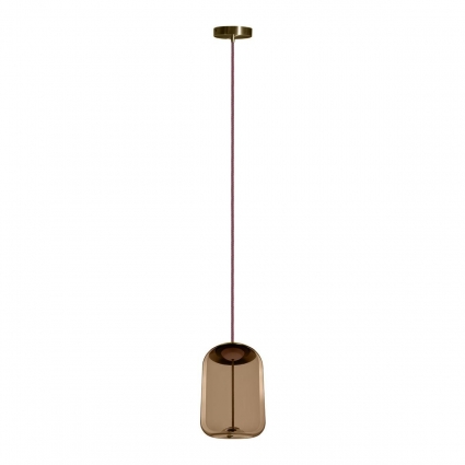 Подвесной светодиодный светильник Loft IT Knot 8135-C mini для кафе и ресторанов, цвет желтый,  в современном стиле