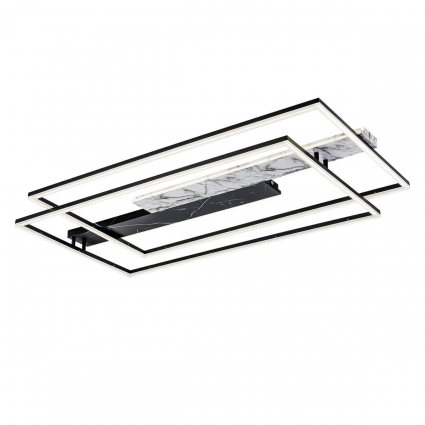 Потолочный светодиодный светильник Escada Slab 10250/2LED на площадь до 20 кв.м., цвет черный,  в стиле модерн