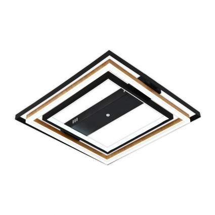 Потолочный светодиодный светильник Escada Lagom 10249/2LED на площадь до 24 кв.м., цвет черный,  в современном стиле