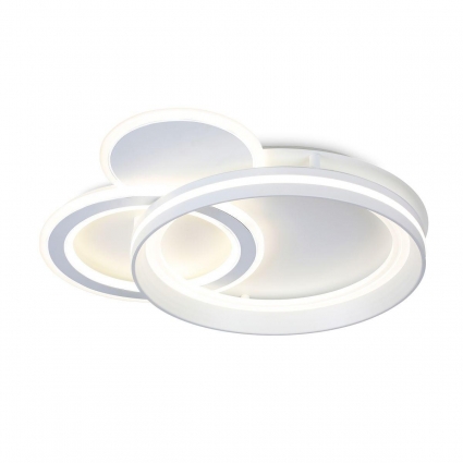 Потолочный светодиодный светильник Ambrella light Acrylica Disk FA8511 на площадь до 18 кв.м., цвет белый,  в стиле Хай-тек