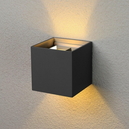 Уличный настенный светодиодный светильник Elektrostandard 1548 Techno LED Winner a038410, цвет черный,  в современном стиле