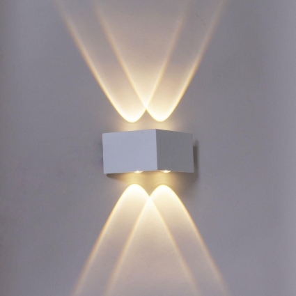 Уличный настенный светодиодный светильник Reluce 86856-9.2-001KT LED4W WT, цвет белый,  в современном стиле