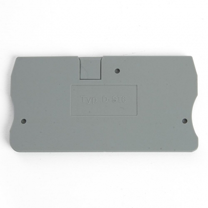LD560-1-60 Торцевая заглушка для ЗНИ LD552 6 мм?  (JXB ST 6), серый STEKKER