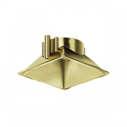 Декоративная рамка-отражатель Maytoni Technical Downlight Alfa LED Ring8-10W-SQ-BS, цвет латунь