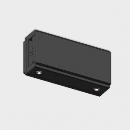 Коннектор прямой Italline Fantom IT010-4013 black, цвет черный