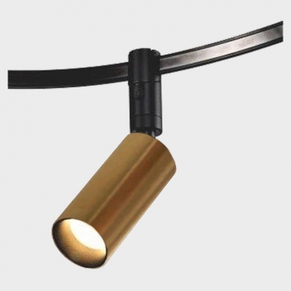 Трековый светодиодный светильник Italline IT010-4018 gold 3000K, цоколь LED,  в современном стиле