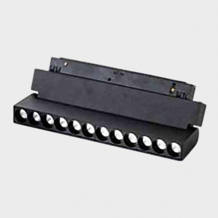 Трековый светодиодный светильник Italline IT012-5023 black 3000K, цвет черный,  в современном стиле