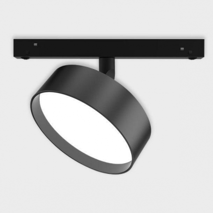 Трековый светодиодный светильник Italline IT012-5028 black 3000K, цвет черный,  в современном стиле