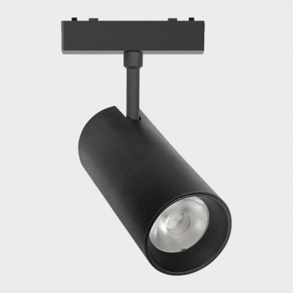 Трековый светодиодный светильник Italline IT09-9018 black 3000K, цвет черный,  в современном стиле