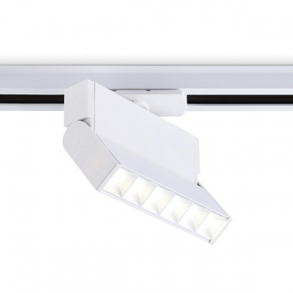Трековый светодиодный светильник Ambrella light Track System GL6812 для гостиной, цвет белый,  в стиле Хай-тек