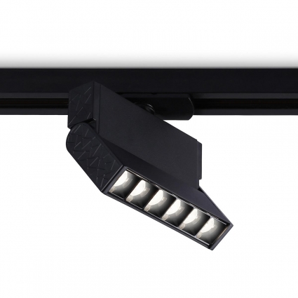 Трековый светодиодный светильник Ambrella light Track System GL6814 для гостиной, цвет черный,  в стиле Хай-тек