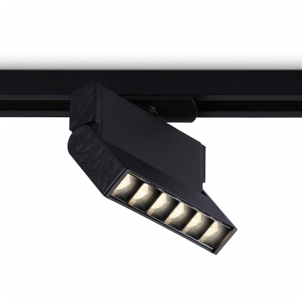 Трековый светодиодный светильник Ambrella light Track System GL6813 для гостиной, цвет черный,  в стиле Хай-тек