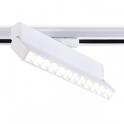 Трековый светодиодный светильник Ambrella light Track System GL6816 для гостиной, цвет белый,  в стиле Хай-тек