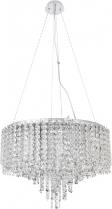 Люстра подвесная Stilfort 2187/09/12P серия Rain of Crystal на площадь до 31 кв.м., цоколь E14