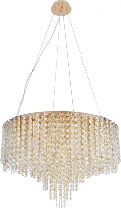 Люстра подвесная Stilfort 2187/03/12P серия Rain of Crystal на площадь до 31 кв.м., цоколь E14