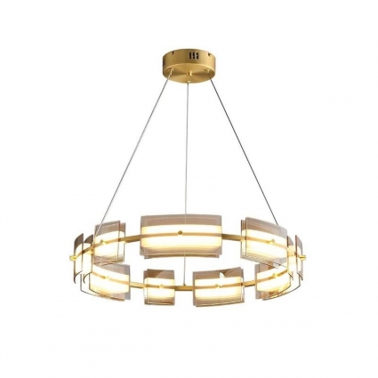 Люстра подвесная Alfa Light F3224-97 D800*H100 LED48W в стиле модерн
