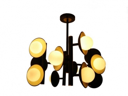 Люстра подвесная Alfa Light F3224-29 W800*H350 G9, цвет черный,  в стиле модерн