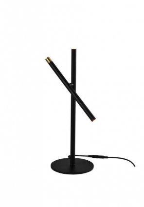 Настольная лампа Alfa Light F3924-70 black 4W 15*28*41, цвет черный,  в стиле модерн