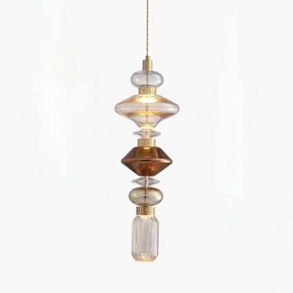 Подвесной светодиодный светильник Mizi`en Mosaic MZ160191-3-720B на площадь до 7 кв.м., цвет разноцветный