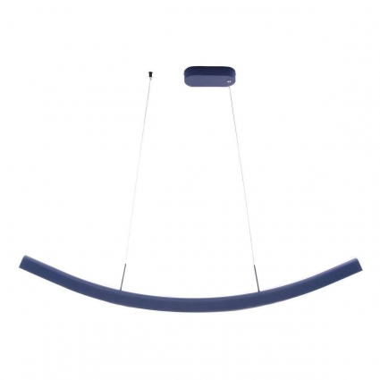 Подвесной светодиодный светильник Mizi`en Slim MZ31505-1200A-blue на площадь до 9 кв.м., цвет синий,  в стиле Хай-тек
