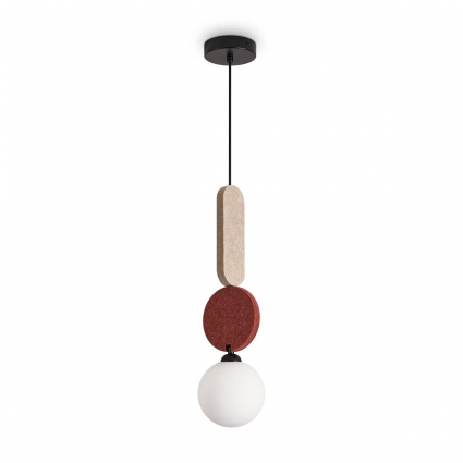 Подвесной светодиодный светильник Freya Acoustic FR5494PL-01TR, цвет белый