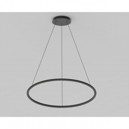 Подвесной светодиодный светильник Italline IT013-6022 black 3000K для гостиной, цвет черный
