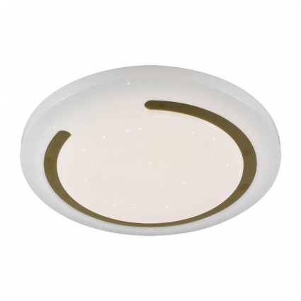 Потолочный светодиодный светильник Profit Light 2143/350 WH+CR RGB для спальни площадью до 10 кв.м.,  в современном стиле