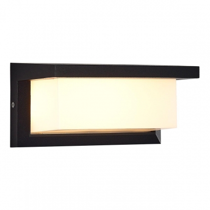 Уличный настенный светодиодный светильник ST Luce Combo SL9532.401.01 на площадь до 5 кв.м., цвет черный,  в современном стиле