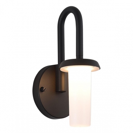 Уличный настенный светодиодный светильник ST Luce Candle SL9539.701.01 на площадь до 1 кв.м., цвет серый,  в современном стиле