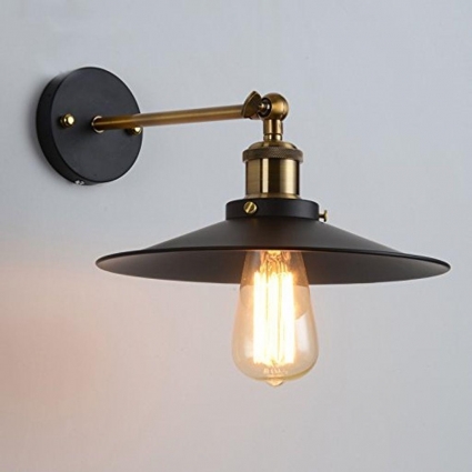 Бра TopDecor Arni A1 12 для гостиной, цвет черный,  в стиле кантри