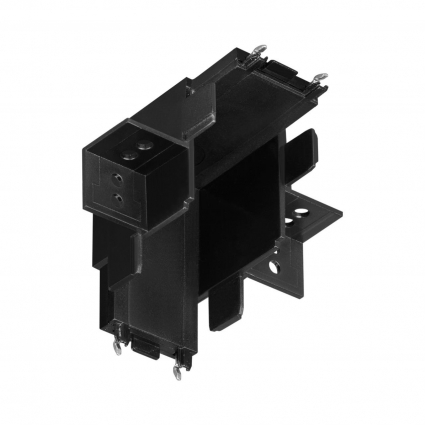 Соединитель Г токопроводящий для шинопровода в ГКЛ Novotech Smal Shino 135282, цвет черный,  в стиле Хай-тек