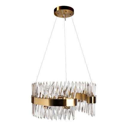 Подвесная люстра Garda Decor Cloud 92EL-YG18739G-14P для гостиной площадью до 27 кв.м.,  в стиле модерн