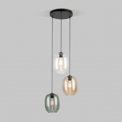 Подвесная люстра TK Lighting 5973 Elio на площадь до 6 кв.м., цвет желтый,  в современном стиле
