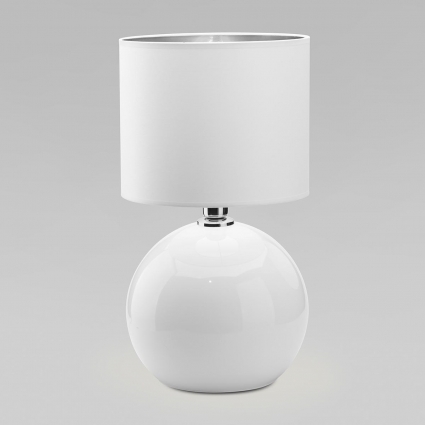 Настольная лампа TK Lighting 5066 Palla для спальни площадью до 2 кв.м., цвет белый,  в современном стиле