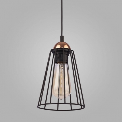 Подвесной светильник TK Lighting 1641 Galaxy 1 для прихожей, цвет черный,  в стиле лофт
