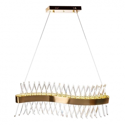 Подвесной светодиодный светильник Garda Decor Волна 62GDW-913-800 для гостиной, цоколь LED,  в современном стиле